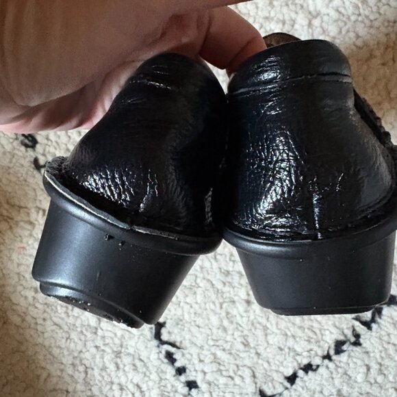 Spring Step Firefly burgundy black leather slip-on comfy shoes women's 38 [READ] - Picture 4 of 7